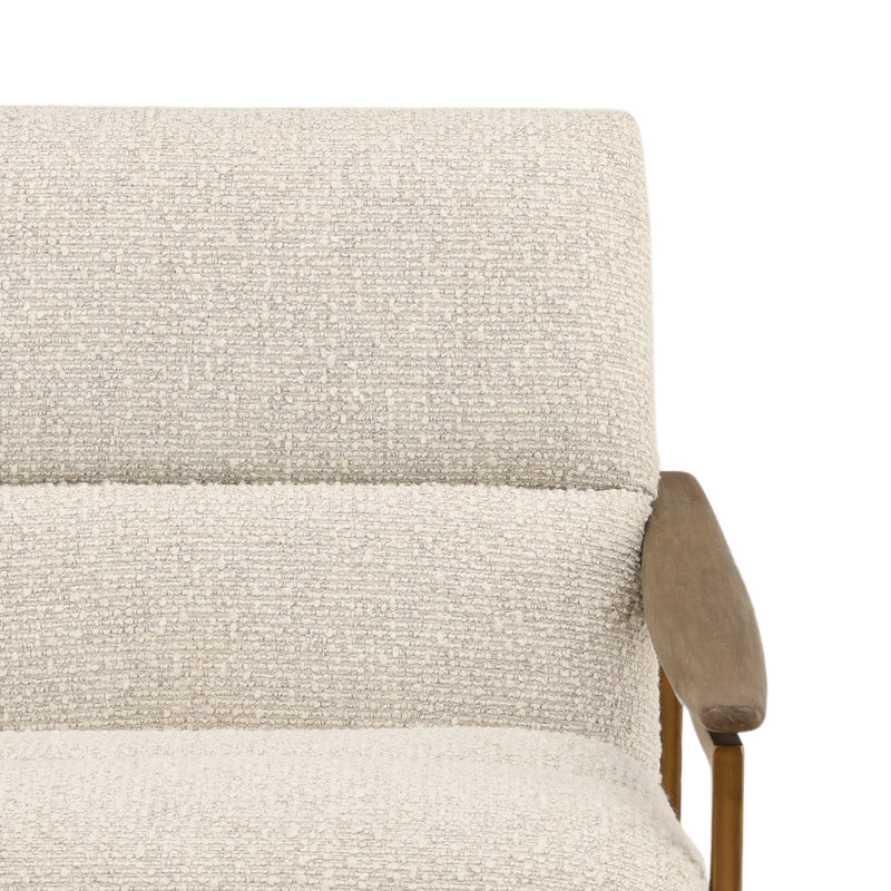 Rue - Occasional Chair - Barley Cream And Brown