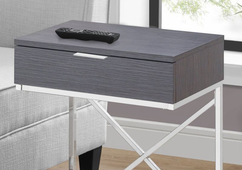 Accent Side Table, Storage Drawer, Spacious Tabletop, Contemporary & Modern - R&R Furniture Gallery (Fountain Valley, CA)