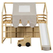 Loft Bed With House Shaped Frame And Tent - R&R Furniture Gallery (Fountain Valley, CA)