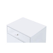 Ottey - Cabinet - White High Gloss & Gold - R&R Furniture Gallery (Fountain Valley, CA)