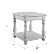 Square End Table - Gray - R&R Furniture Gallery (Fountain Valley, CA)