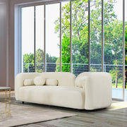 Donna - Japandi Design Boucle Sofa - R&R Furniture Gallery (Fountain Valley, CA)