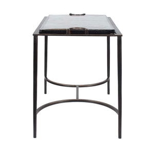 Eisen - Textured Glass Accent Table - Bronze
