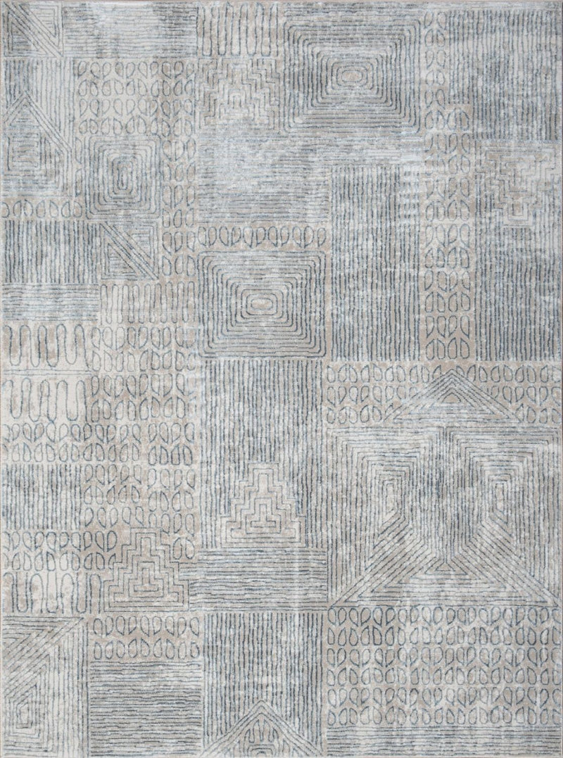 Elegance - 5'3" X 7'3" Area Rug - Blue - R&R Furniture Gallery (Fountain Valley, CA)