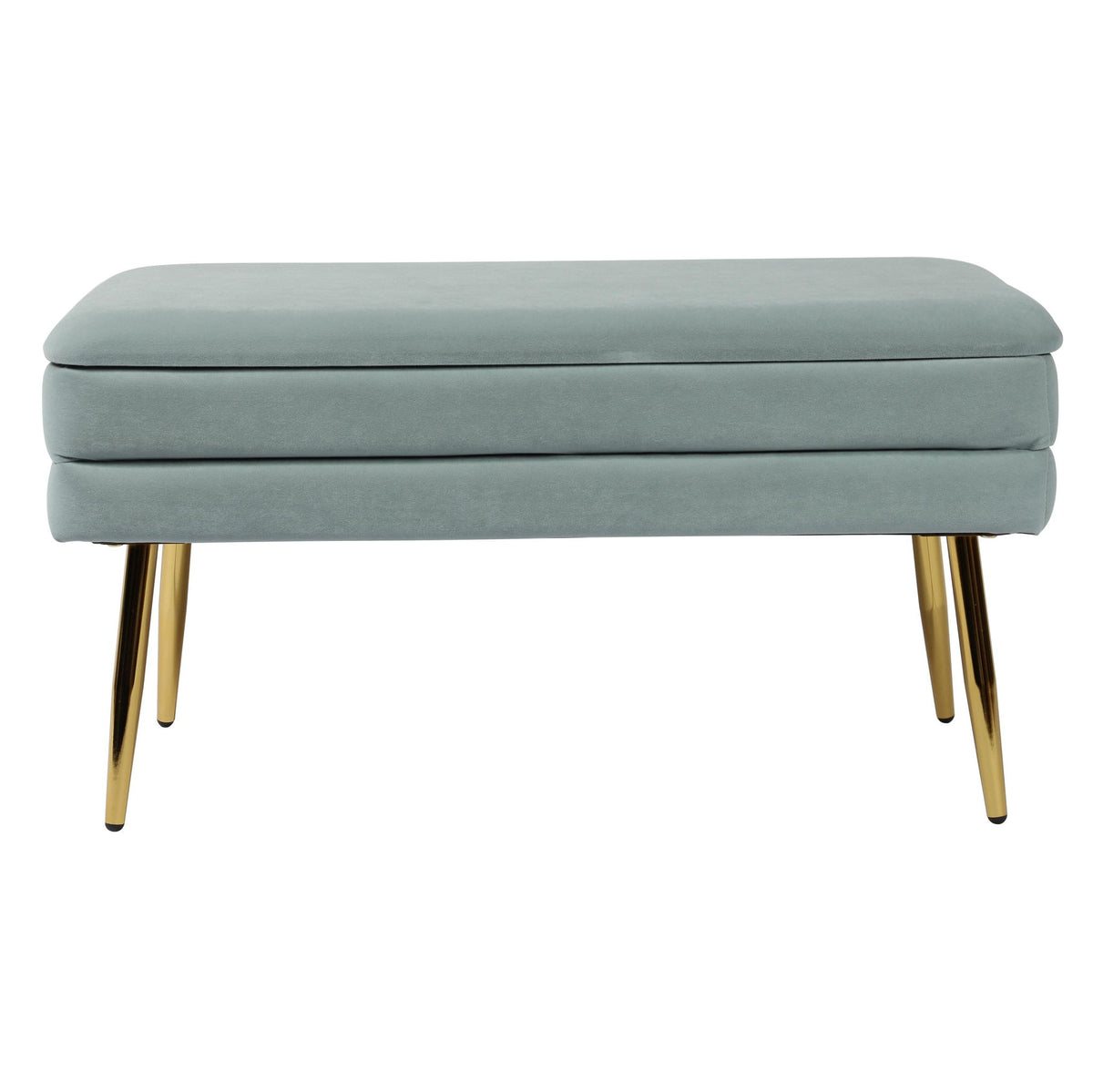 Ziva - Velvet Storage Bench - R&R Furniture Gallery (Fountain Valley, CA)