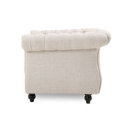 Nexuson - Upholstered Chesterfield Chair With Deep Tufted And Nailhead Trim - R&R Furniture Gallery (Fountain Valley, CA)