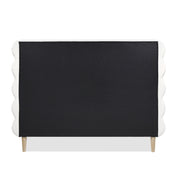 Stockholm - Modern Wavy Headboard Platform Bed - R&R Furniture Gallery (Fountain Valley, CA)