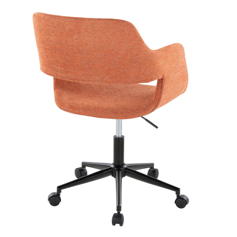Lumi Source Margarite modern task chair with a sleek contemporary design, adjustable height, and ergonomic features for office use.