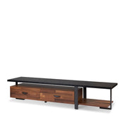 Elling - TV Stand - Walnut & Black - R&R Furniture Gallery (Fountain Valley, CA)
