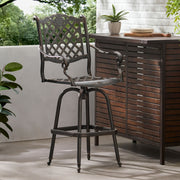 Cast Aluminum Bar Stool - Copper - R&R Furniture Gallery (Fountain Valley, CA)