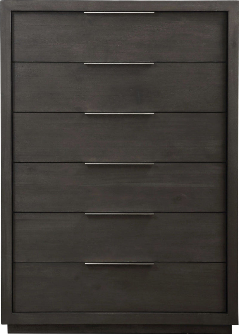 Oxford Six Drawer Chest in Basalt Grey (2024)