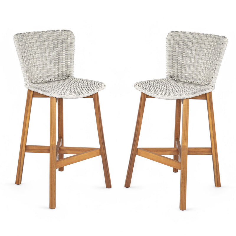 Lymington - Outdoor Bar Stool (Set of 2) - R&R Furniture Gallery (Fountain Valley, CA)