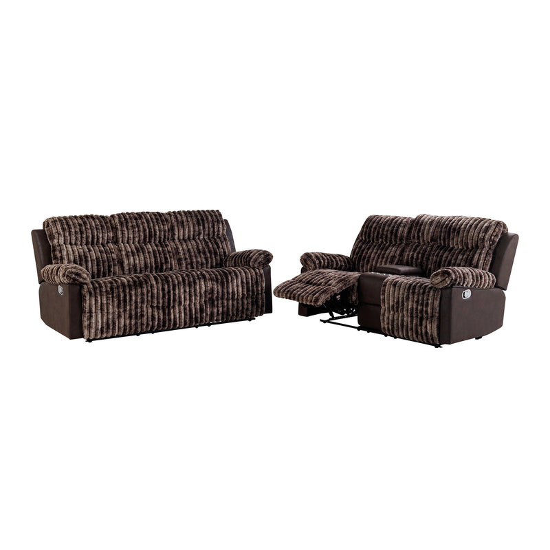 Brenda - Sofa With Manual Recline Function - R&R Furniture Gallery (Fountain Valley, CA)