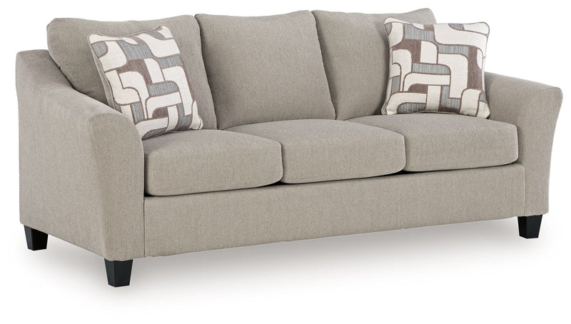 Willarae - 2 Pc. - Sofa, Loveseat - Taupe - R&R Furniture Gallery (Fountain Valley, CA)