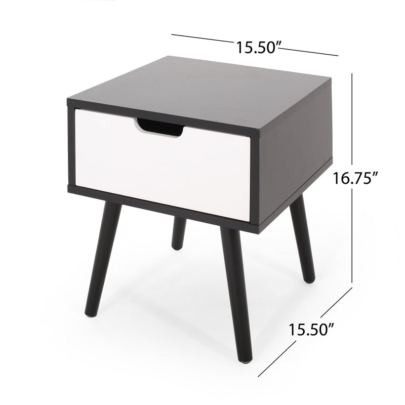 2 Toned Particle Board End Table - R&R Furniture Gallery (Fountain Valley, CA)