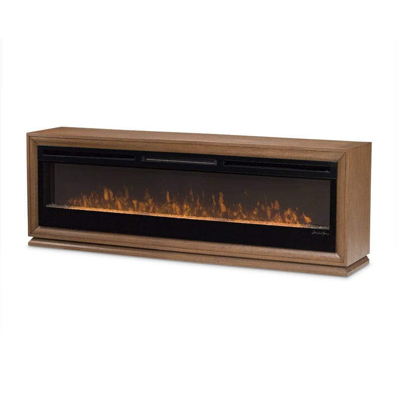 Portrait - Fireplace With Electric Insert - Sienna Brown