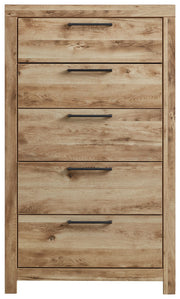Hyanna - Five Drawer Chest - Tan Brown - R&R Furniture Gallery (Fountain Valley, CA)