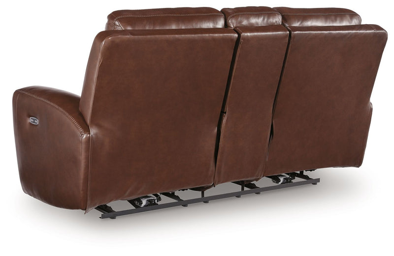 Next Move - Power Reclining Loveseat With Console / Adjustable Headrest - R&R Furniture Gallery (Fountain Valley, CA)