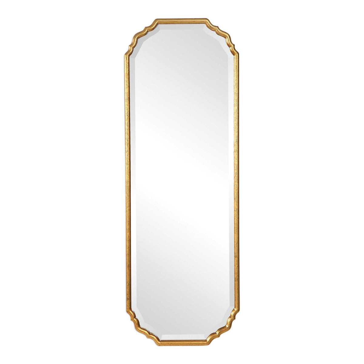 Lightly Antiqued Mirror - Metallic Gold