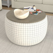 Storage Ottoman - White - R&R Furniture Gallery (Fountain Valley, CA)