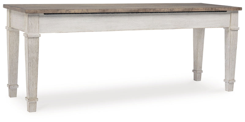 Skempton - Storage Bench - White - R&R Furniture Gallery (Fountain Valley, CA)