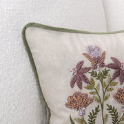 TD Belcourt 14" x 26" Pillow - Floral Multi / Olive Green - R&R Furniture Gallery (Fountain Valley, CA)