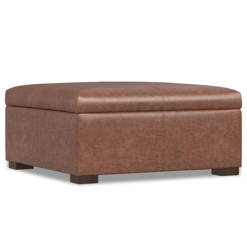 Gabbie - Coffee Table Upholstered Storage Ottoman - R&R Furniture Gallery (Fountain Valley, CA)