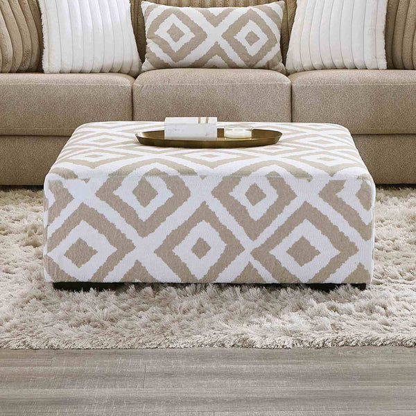 Loughlin - Ottoman, Light Brown