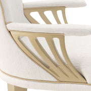 La Terrazza - Dining Arm Chair (Set of 2) - Creamy Pearl - R&R Furniture Gallery (Fountain Valley, CA)