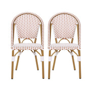 Outdoor Rattan And Aluminum French Bistro Chairs Set - R&R Furniture Gallery (Fountain Valley, CA)