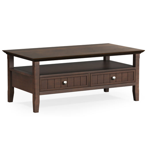 Acadian - Coffee Table With Drawer - Brown - R&R Furniture Gallery (Fountain Valley, CA)