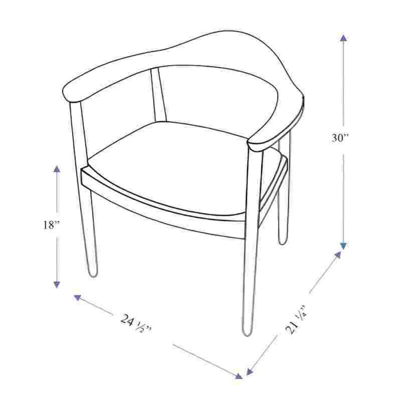Kelly - Mid-Century Modern Dining Chair - R&R Furniture Gallery (Fountain Valley, CA)