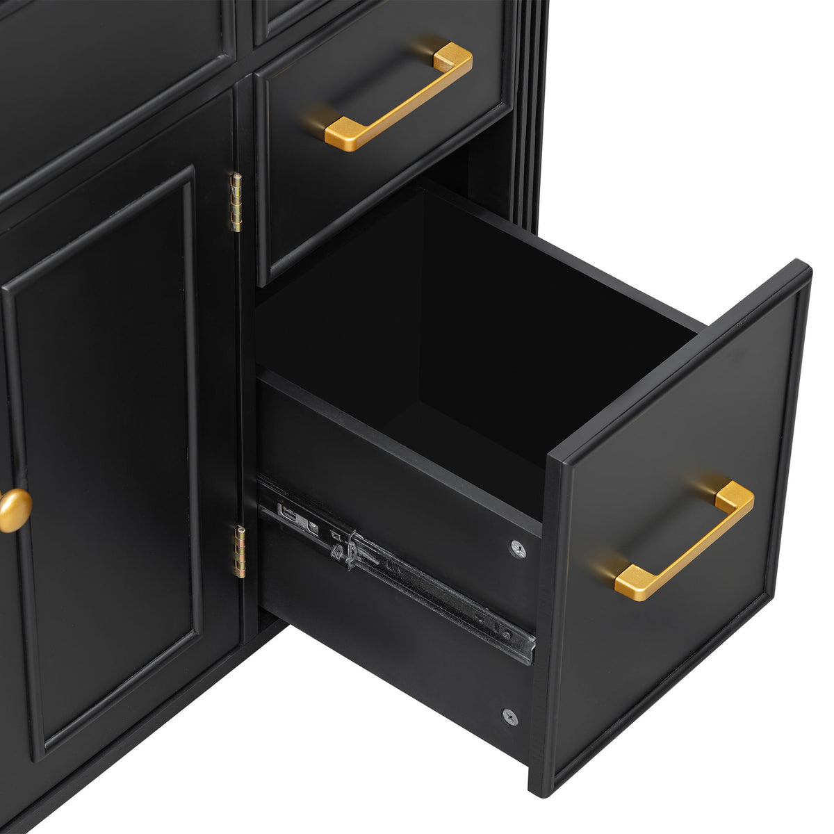 2 Piece Freestanding Bathroom Vanity Set With Sink Top, Reversible Dual Layout
