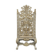 Danae - Arm Chair (Set of 2) - Synthetic Leather , Champagne & Gold - R&R Furniture Gallery (Fountain Valley, CA)