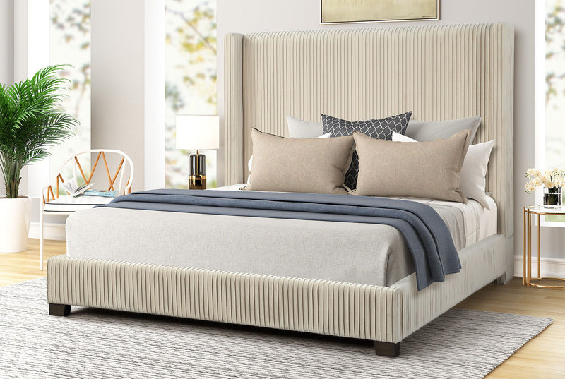 Upholstered Bed, Space-Saving Design - R&R Furniture Gallery (Fountain Valley, CA)