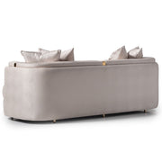 Carmela - Sofa - Almond / Gold - R&R Furniture Gallery (Fountain Valley, CA)