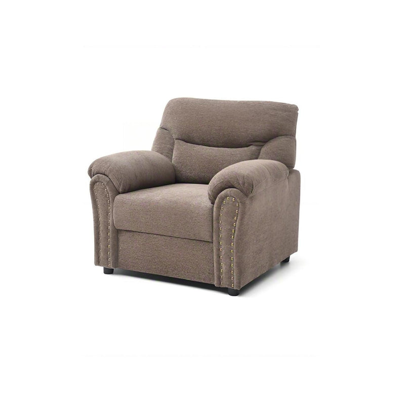 Hamilton - Chair With Hand Applied Nailhead Trim And Pillow Top Arm Cushions - R&R Furniture Gallery (Fountain Valley, CA)