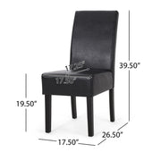 Contemporary Dining Chair With Rubberwood Legs (Set of 2) - R&R Furniture Gallery (Fountain Valley, CA)
