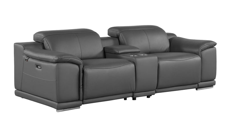 9762 - 7-Piece Modular Power Reclining Sofa, Loveseat And Chair Set With 6 Power Recliners In
