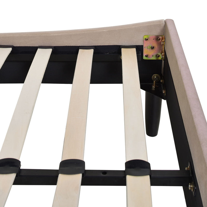 Aspen - Vertical Tufted Modern Headboard Platform Bed Set - R&R Furniture Gallery (Fountain Valley, CA)