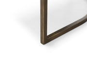 Elisa - Modern Grey Velvet & Brass Dining Chair — view 4