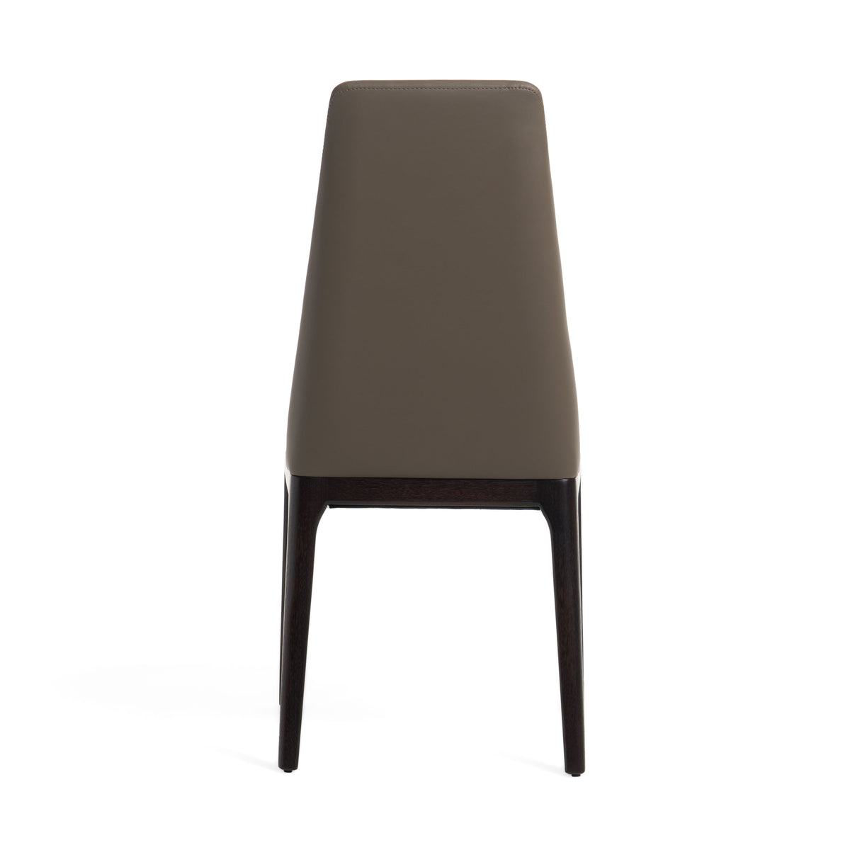 Encino - Modern Taupe & Timber Chocolate Dining Chair (Set of 2) — view 4