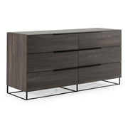 Enzo Italian Modern Grey Oak Dresser — view 5