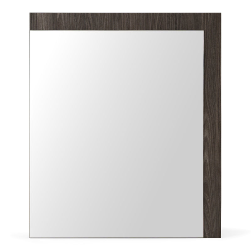 Enzo Italian Modern Grey Oak Mirror — view 4