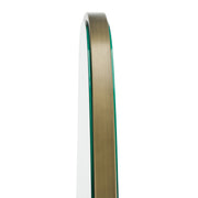 Esteem - Modern Antique Brass Freestanding Mirror — view 2