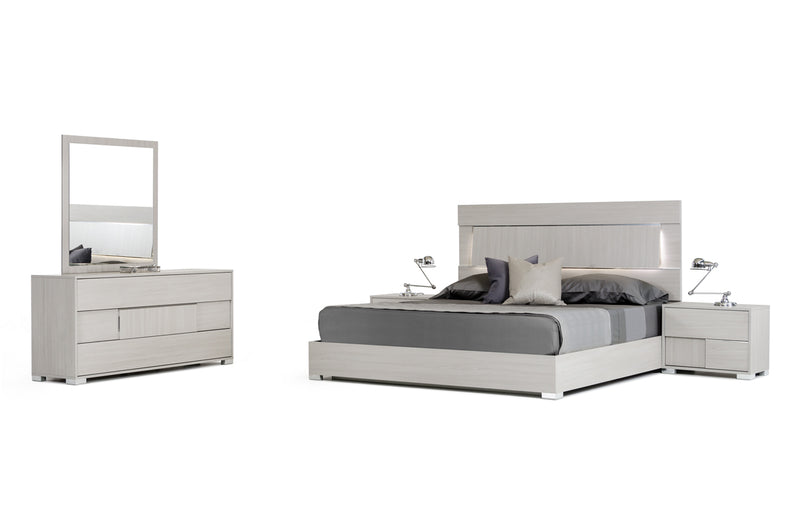 Ethan Italian Modern Grey Dresser — view 4