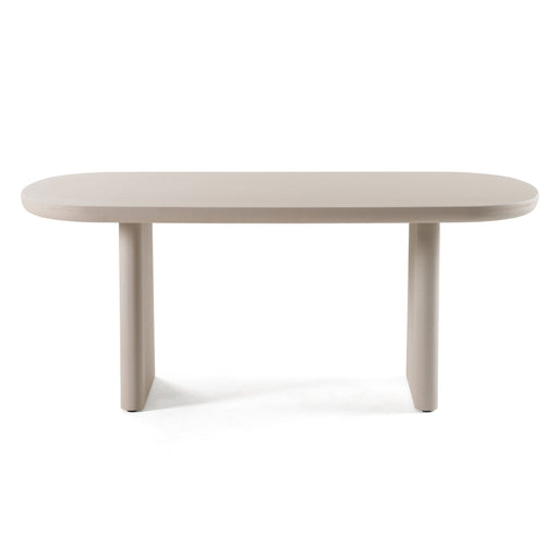 Evermore Modern Grey Faux Cement Coffee Table — view 2