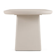 Evermore Modern Grey Faux Cement Coffee Table — view 3
