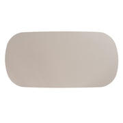 Evermore - Modern Grey Faux Cement Oval Dining Table — view 4