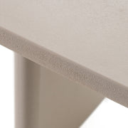 Evermore Modern Grey Faux Cement Coffee Table — view 5